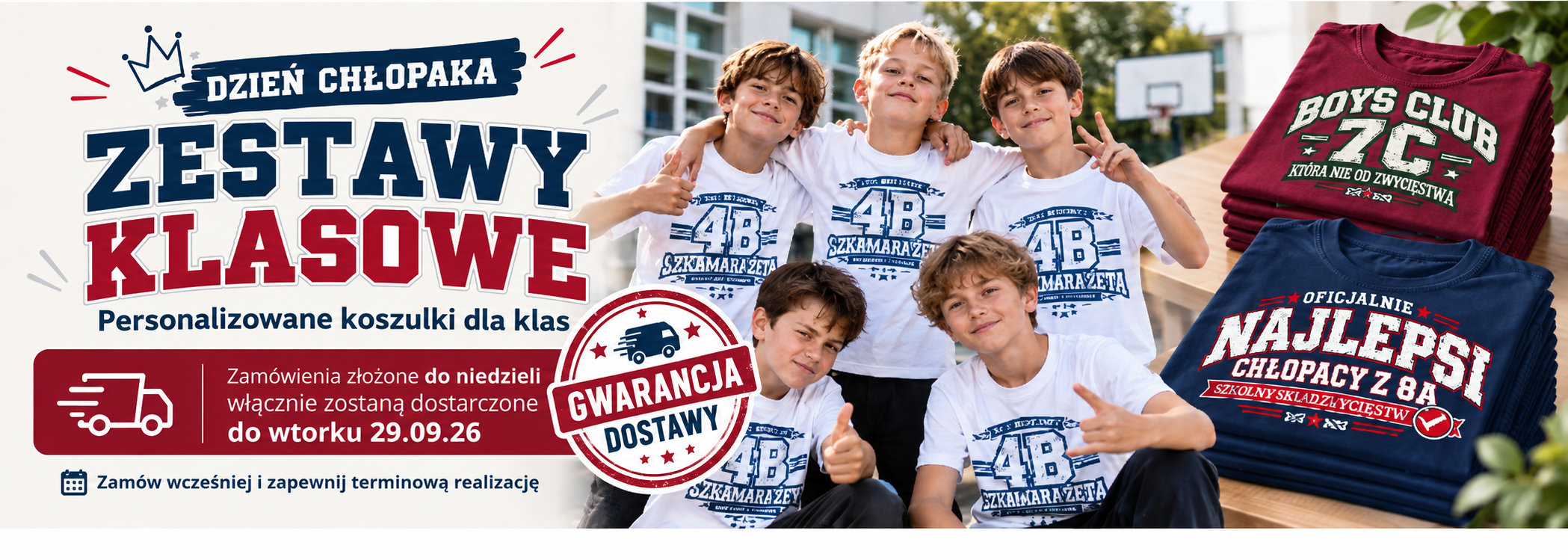 Zestawy klasowe na Dzień Chłopaka - gwarancja dostawy do 29.09.26